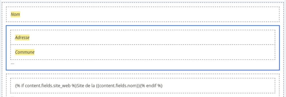 Configuration du layout